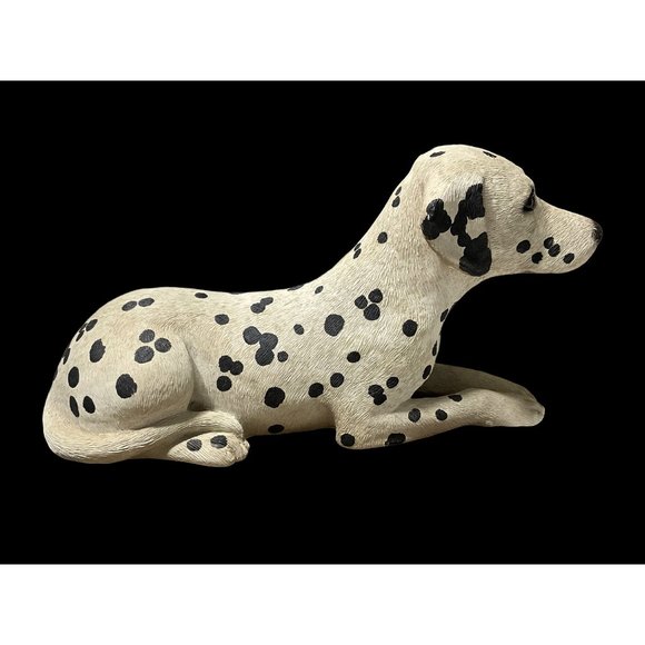 Vintage Clay Dalmatian Dog Sandra Brue Sandicast Sculpture - Picture 3 of 6